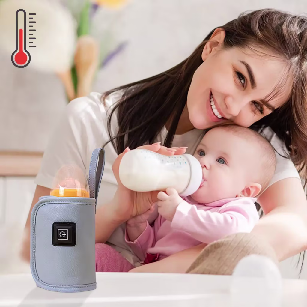 Mom Feeding Baby with Bottle
